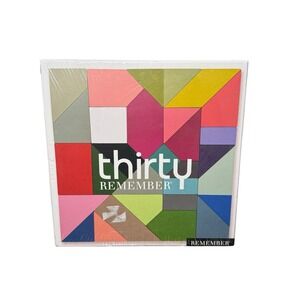 Remember Thirty Wooden Puzzle Building Block Box - New